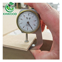 1830*2440mm/ 2100*2800mm taille personnalisée panneau MDF brut 3mm 4mm 5mm panneau MDF uni
