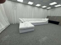 Canapés de salon confortables de style classique américain Sofa modulable modulable en L avec chaise longue