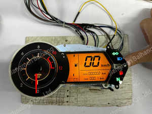 Panel digital LCD instrumento <span class=keywords><strong>de</strong></span> medición <span class=keywords><strong>de</strong></span> velocidad cuentakilómetros tacómetro para Kawasaki Rouser NS125Fi Pulsar 135 - Product Image 4