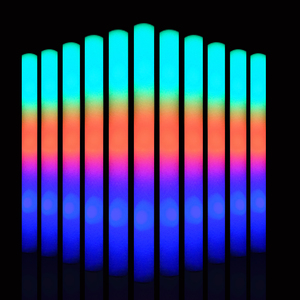 Wholesale Multicolor RGB Concert Parties Party Cheering Glowing Light up Led Foam <strong>Sticks</strong> Party Flashing <strong>Glow</strong> <strong>Sticks</strong> - Product Image 5