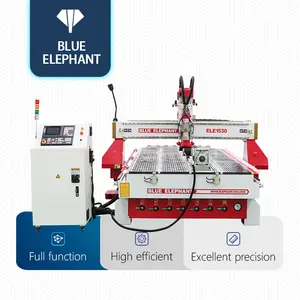 El mejor producto 1530 5x10ft Wood CNC Router ATC 3D Máquina de grabado de escultura de madera con eje giratorio