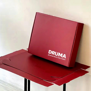 Boîtes d'expédition de vêtements personnalisées recouvertes d'un film mat avec impression à effet UV, emballages cadeaux pour envoi postal - Product Image 1