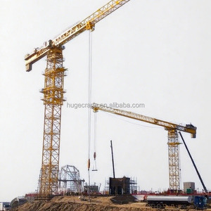 HUGECRANE 10 Ton Topless Yellow <strong>Tower</strong> <strong>Crane</strong> 360 Degree Rotation Telescoping 70M Lifting Height Construction Work <strong>Crane</strong> for High - Product Image 2