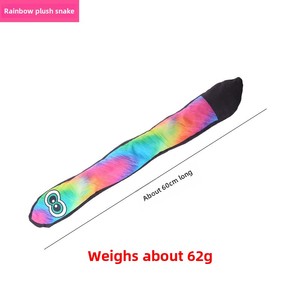 环保麂皮毛绒蛇玩具耐用材料比比吠叫狗玩具大眼睛吱吱宠物用品 - Product Image 6