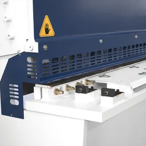 QC12K-12 * 4000 E21S CNC guillotine machine de découpe d'acier CNC cisailles à faisceau oscillant hydraulique