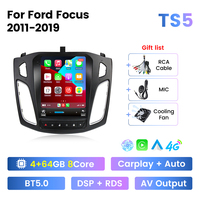 MEKEDE 2 Din Android 11 Autoradio pour Ford Focus 3 Mk 3 Salon 2012-2018 Lecteur vidéo multimédia 2Din Car-play Auto Stereo DVD
