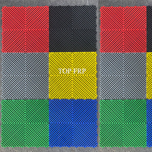 กระเบื้องปูพื้นโรงรถพลาสติกแบบประสานสีแบบแข็ง - Product Image 5