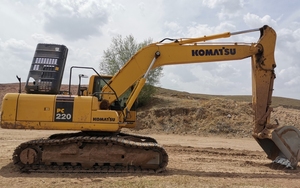 Pelles sur chenilles Komatsu PC200 PC78 Véhicules d'ingénierie d'occasion de haute qualité Poids en ordre de marche de 20 tonnes Godet 3M à bas prix - Product Image 2