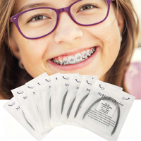 Fil orthodontique multi-tailles en acier inoxydable pour clinique dentaire polyvalente et appareils dentaires