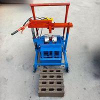 Machine à fabriquer des blocs de ciment à faible coût, type mobile, machine à poser des briques emboîtables, machine à fabriquer des briques légères