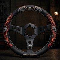 Volant de course personnalisé TIYPEOR avec broderie Dragon, 280mm, 320mm, 350mm, 380mm, à déport profond
