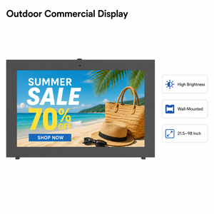 Pantalla LCD Publicitaria de Alto Brillo (1500-2500 Nits) con LAN y WiFi para Señalización de Estacionamientos, Directo de Fábrica - Product Image 1