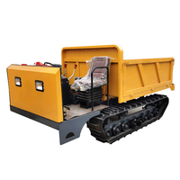 Diesel-Raupendumper Mini-Kettentransporter Hydraulischer Selbstladender Kipptransporter für Landwirtschaft und Bau