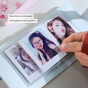 <span class=keywords><strong>Album</strong></span> di foto di alto valore carino per ragazze 3 pollici piccola carta di archiviazione a fogli mobili griglia File scatola per foto Polaroid - Product Image 3