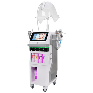 Macchina facciale per ossigenoterapia portatile a 14 funzioni 2 + 12 1 attrezzatura Anti-invecchiamento per il ringiovanimento della pelle tecnologia sottovuoto tipo di spina - Product Image 3