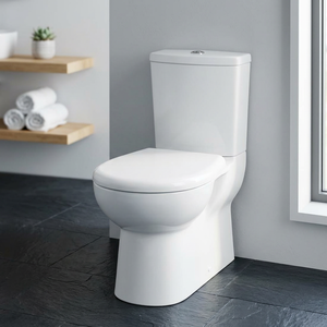 Nuevo Producto: Inodoro de Dos Piezas con Descarga Tornado, Fácil de Limpiar, Antibacteriano, Sanitario para Baño - Product Image 6