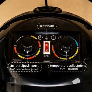 เครื่องอบไอน้ำผมแบบติดผนังและแบบตั้งพื้นคุณภาพสูงสำหรับร้านตัดผมและร้านเสริมสวย ดีไซน์ทันสมัย อุปกรณ์เป่าผมด้วยน้ำมันบำรุง - Product Image 6