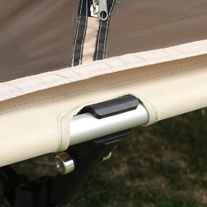Tente de camping Little Elephant Outdoors, pliable, avec poteaux en aluminium, double couche, imperméable, avec support pour lit de camp, pour 1 personne, utilisation en extérieur - Product Image 3
