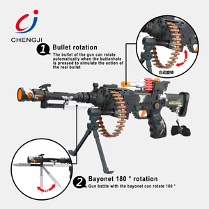 Nuevo artículo <span class=keywords><strong>Super</strong></span> Infrared Laser B/o Shooting Electric Plastic Sniper Rifle Kids Gun Toy - Product Image 2