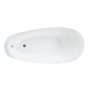 Baignoire japonaise DEWO EE690, baignoires profondes, blanc et noir ovales, 1,9 m, acrylique, autoportante, villa, intérieur/extérieur - Product Image 4