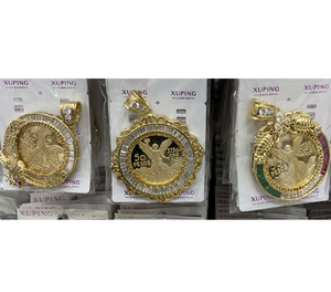 Xuping-colgante de foto grande chapado en oro rosa, foto, moneda de recuerdo, joyería, 33072, 33072 - Product Image 2