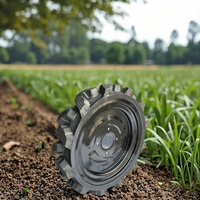 Roue et pneu en caoutchouc massif Lutian SR4010 Heavy Duty 4.00-10 pour équipement agricole, mini-motoculteur, capacité de charge de 500 kg