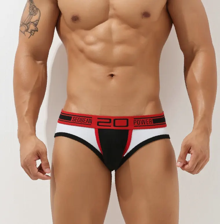 Wholesale Custom sexy briefs for Men's triangle underwear Boys' swimming trunks