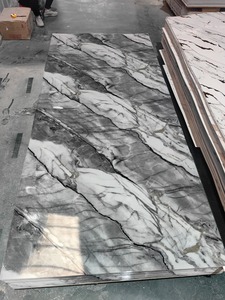 Pannello Murale Decorativo con Finitura UV Lastra in PVC Effetto Marmo 1220*2440*3mm <span class=keywords><strong>per</strong></span> Rivestimento Interno <span class=keywords><strong>Pannelli</strong></span> e Tavole da Parete - Product Image 3