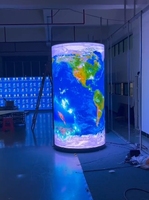 Módulo de Pantalla Led Flexible P3.9 para Exteriores Pantalla Electrónica Publicitaria Curva y Cilíndrica
