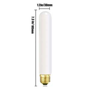 <span class=keywords><strong>Ampoule</strong></span> à <span class=keywords><strong>Tube</strong></span> T10 Style Rétro <span class=keywords><strong>Vintage</strong></span> 220V E27 EdisonTube Longue <span class=keywords><strong>Ampoule</strong></span> en Verre Dépoli T30-185mm pour Alimentation Résidentielle DC/AC E26 - Product Image 2