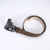 Ceinture pour homme avec boucle en alliage vintage, style rétro, mode jeune, personnalité non mainstream, vente directe fabricant