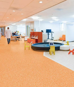 Choix des clients : Revêtement de sol en vinyle PVC homogène antidérapant de 2 mm, sans danger, pour intérieur, en rouleaux, idéal pour les cafés - Product Image 2