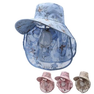 Sombrero de Pescador para Mujer con Cubierta Facial, Transpirable, Protección Solar, para Verano, Actividades al Aire Libre, Jardinería, Ciclismo - Product Image 5