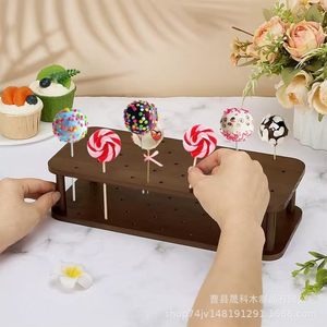 ชั้นวางผลไม้แบบไม้สองชั้นสำหรับจัดเก็บและจัดแสดงบนโต๊ะในครัว - Product Image 2