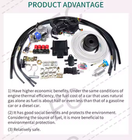 Sistem Injeksi Generasi ke-5 Kit Konversi LPG/GLP 4 Silinder untuk Mobil Autogas & Mesin Generator Model CNG Dijual