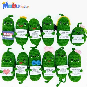 Pepino de Ganchillo Personalizado al por Mayor con Logotipo, Fabricante de Juguetes Amigurumi de Pepino, Precio de Fábrica, OEM - Product Image 1