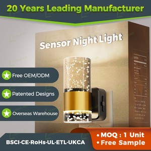 Lámpara Nocturna LED LOHAS, Estilo Aplique de Pared, Decorativa, Diseño de Burbujas Acrílicas, Luces Nocturnas LED Doradas de Lujo para Dormitorio - Product Image 6
