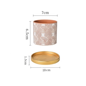 <span class=keywords><strong>Maceta</strong></span> de terracota decorativa para interiores, <span class=keywords><strong>maceta</strong></span> en relieve, cilindro creativo, decoración de balcón para el hogar, macetas de bonsái - Product Image 5