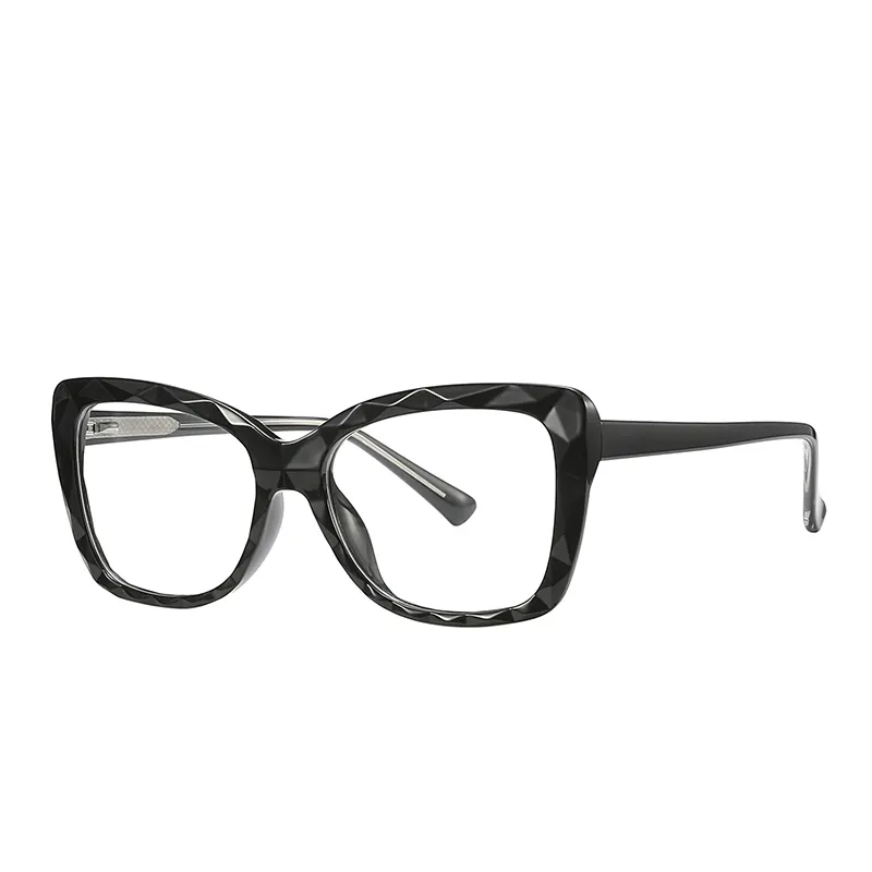 Platz Big Eye Form Tr90 Anti Blau Licht Neue Mode Optische Spektakel Brillen Gläser