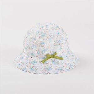 Kỳ nghỉ Du Lịch Ngoài Trời bên bé gái dễ thương Sun Proof lớn vành bé gái trẻ mới biết đi cô gái thực vật in xô hat - Product Image 2