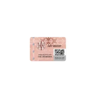 Custom QR Code Verification System Security Scratch Off Anti-counterfeiting Label Sticker
