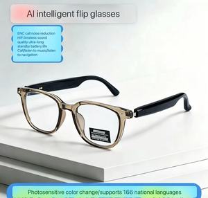 <span class=keywords><strong>Gafas</strong></span> Bestseller Transfronterizas GS07 con Montura de Bambú, Lentes Graduadas con Traducción IA, Reproducción de Música y Llamadas - Product Image 6