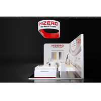 Stand de Madera Personalizado Equipado con Techo y Estructura, Ideal para Exposiciones Europeas y Americanas