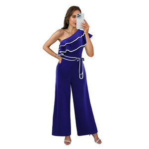 <span class=keywords><strong>Combinaison</strong></span> <span class=keywords><strong>femme</strong></span> tendance, sexy, col en V, sans manches, avec <span class=keywords><strong>pantalon</strong></span> large, élégante, décontractée, <span class=keywords><strong>combinaison</strong></span> une pièce pour <span class=keywords><strong>femme</strong></span> - Product Image 6