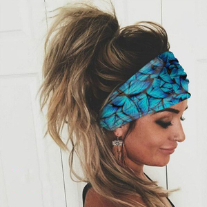 <strong>2026</strong> High Quality Custom Logo Milk Silk Satin Stock Knot Girl <strong>Flower</strong> European-American Style Cartoon Multifunction <strong>Headbands</strong> - Product Image 1
