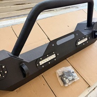 Nouveau produit : Pare-chocs avant en acier à visser avec support de treuil, sans trou pour capteur, accessoires de modification automobile pour Wrangler JK JL JT