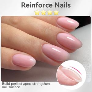 GEBOREN HÜBSCHE Große Kapazität 5 in 1 No Wipe Top Coat Verstärkungs <span class=keywords><strong>gel</strong></span> 3D Shaping Sculpting Carving Flower Nail Art <span class=keywords><strong>Gel</strong></span> DIY Design - Product Image 4