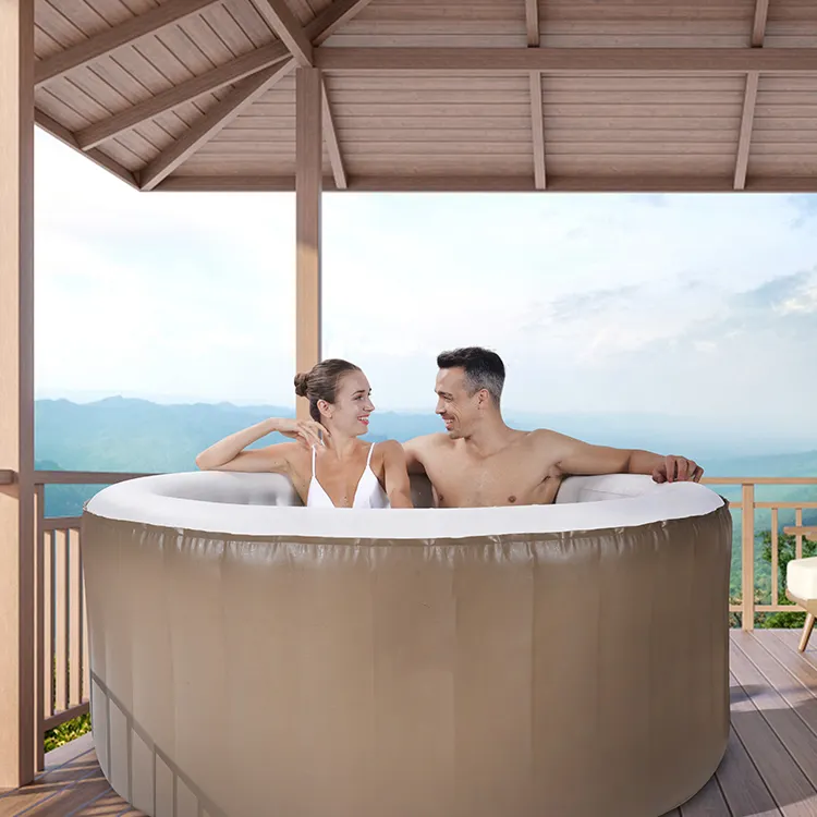 Lusso di alta qualità 2 persone all'aperto grande bagno massaggio vasca da bagno in acrilico getti piscina termale vasca idromassaggio per il produttore