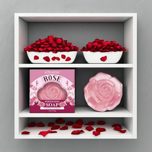 Savon blanchissant à la rose rose KORMESIC, marque privée OEM, 100g, savon de bain naturel, mousse riche, nettoyage doux, éclaircissant - Product Image 3