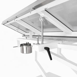 Table d'examen vétérinaire avec plateau en V, table d'opération pour animaux avec fonction chauffante, table de chirurgie vétérinaire pour chiens et chats - Product Image 6